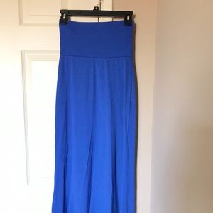 Royal blue maxi skirt